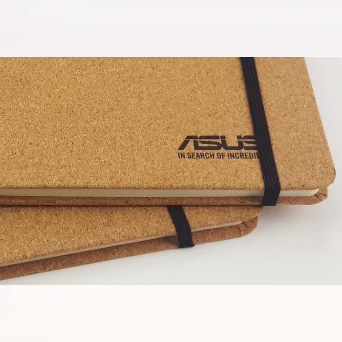 Custom Logo Eco Friendly Cork Wood Cover Notebook