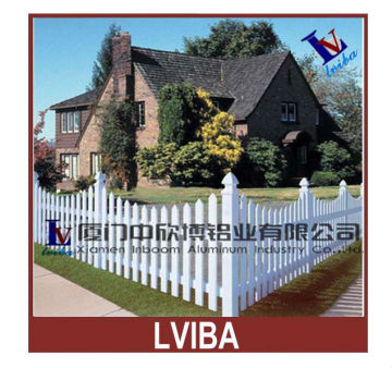 White PVC Like Fence,Aluminium concave wave garden Fence, Plant Barrier Fence Aluminum, Garden Plant Fence Rail