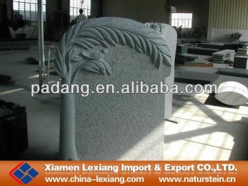 Grey granite stone monument