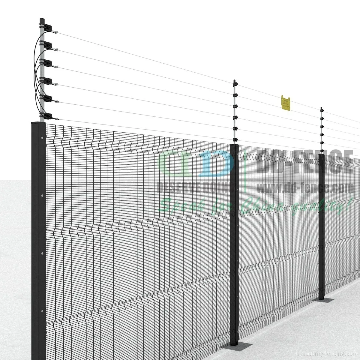 358 clôture anti-montée avec clôture électrique