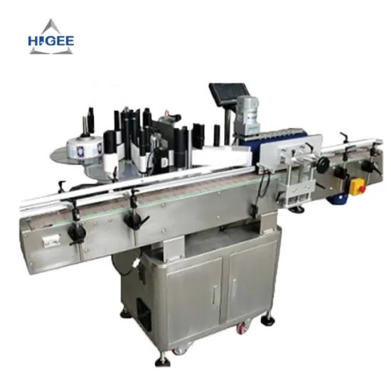 Round Bottle Label Applicator and Coding Printer Machine