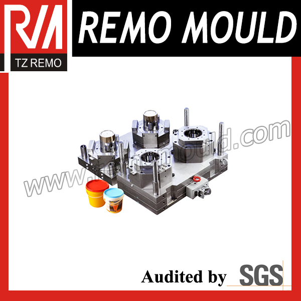 Thinwall Plastic Injection Paint Bucekt Mould