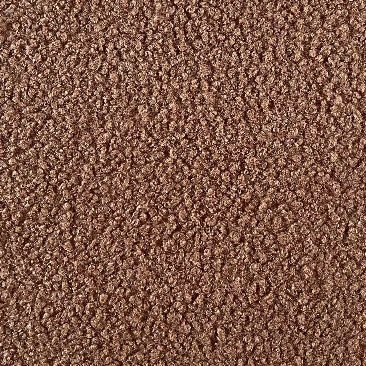 Knitted 100% polyester boulce fabric