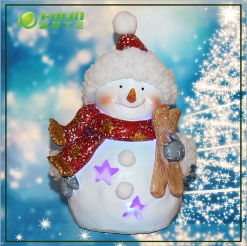 クリスマス デコレーション雪だるま LED ライト (NF14237-1)