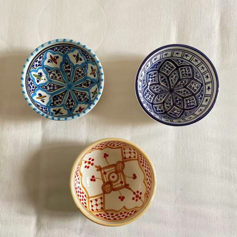 Hand-Painted Art Theme Dinnerware Set