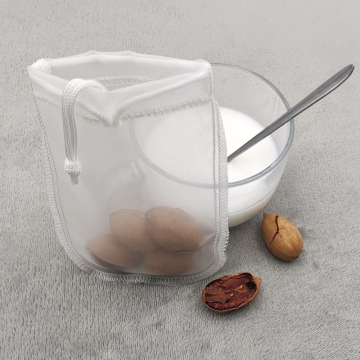 Beg Penapis Susu Kapas dan Rami Nut Organik - Nilon Gred Makanan