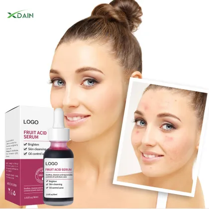 Private Label Fruit Acid Essence for Pore Shrinking and Skin Brightening