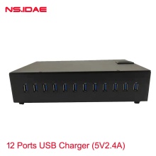 12 portos de tamanho familiar USB Rapid Charger