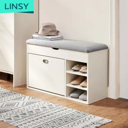 Linsy Wooden Shoe Shelf Space Saver Cabinet