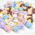 Popular 3D Kawaii Cute Food Resin Cabochons Sweet Ice Cream Cone Embelishment Craft For Jewelry Making