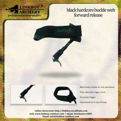 factory price orignal supplier LBC020A black hardcore buckle web forward release archery arrow for hunting