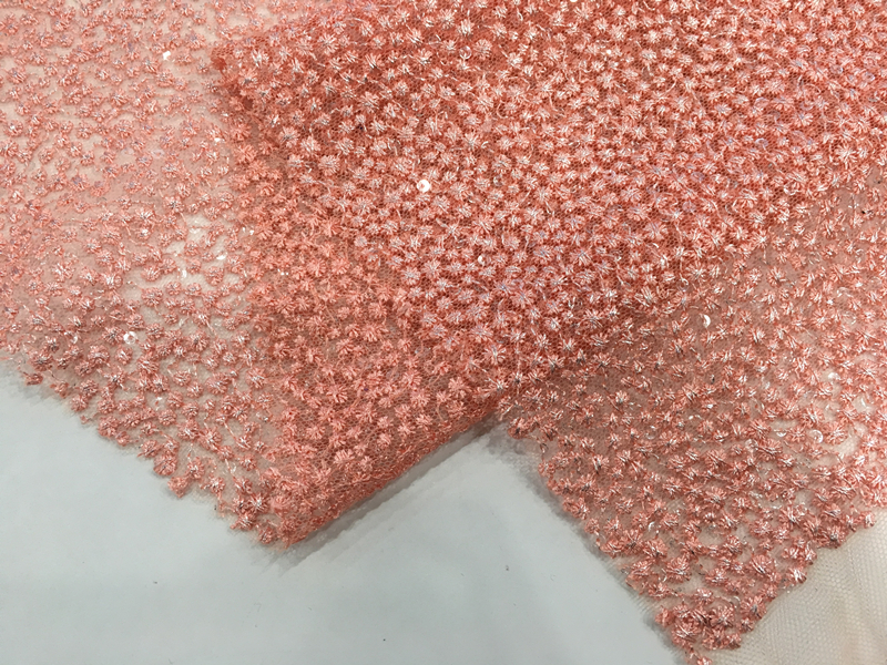 Embroidery Fabric With Foil
