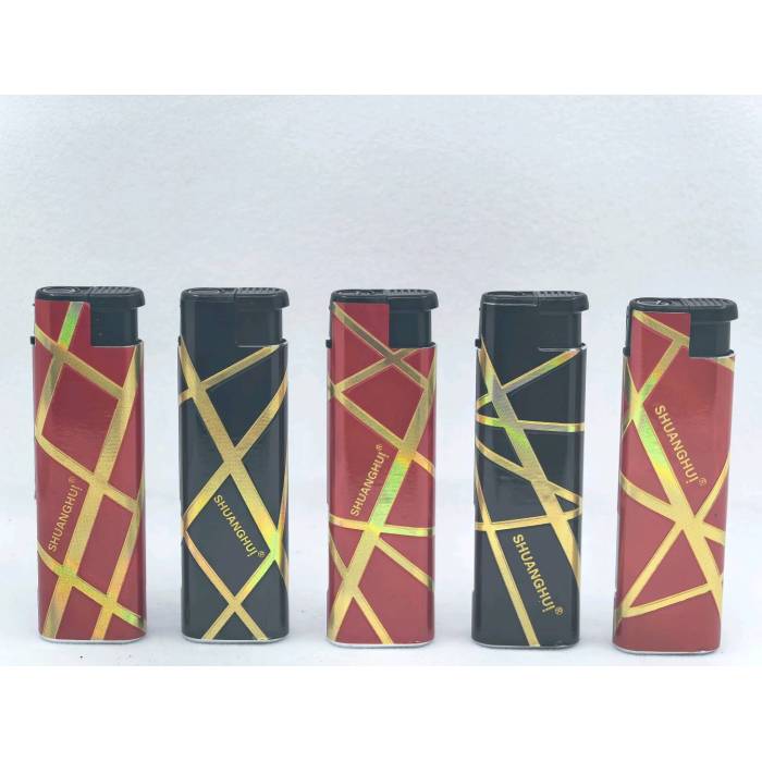 Moda padrão plástico piezo metal capa mais leve de boa qualidade e barato