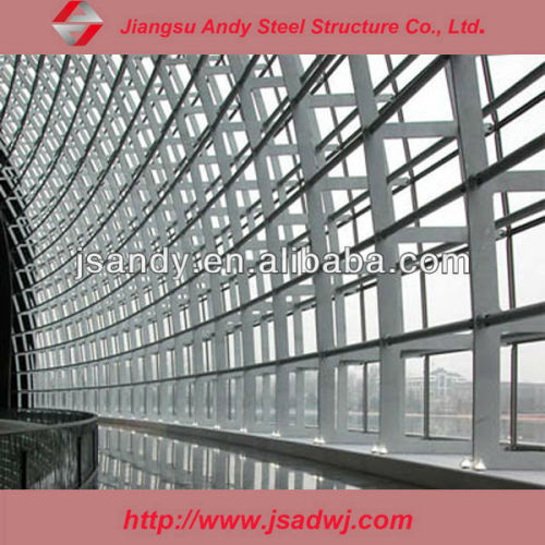 Glass curtain wall, curtain wall and accessories