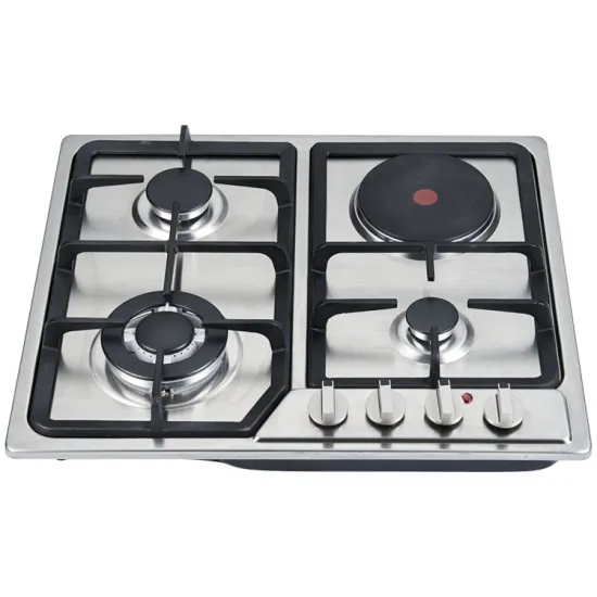 4 burners built-in blue flame electric gas hob