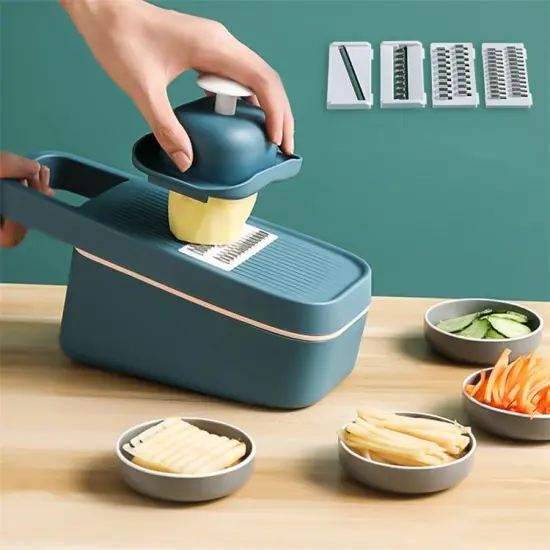 Nordic Multi-Functional Grater Slicer Vegetable Onion Cutter with Storage Box