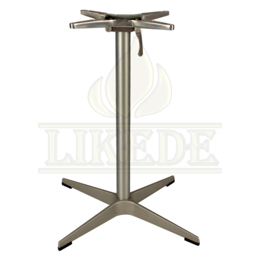 Metal Foldable Aluminum Outdoor Table Base for Restaurants