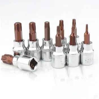 Professional Hex Socket Sleeve and Ratchet Set for Car Repair - Cr-V Steel, 1/2\" & 3/8\" Square Drive