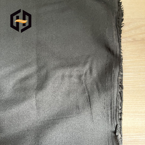 Black woven polyester lining fabric for dress
