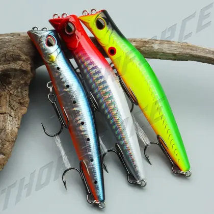 THOR FORCE High-Quality Popper Top-water Trout Fishing Lure 10.5g 10cm Tuna Sea Lure