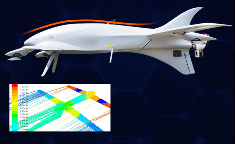 Vertical take-off and landing fixed-wing UAV