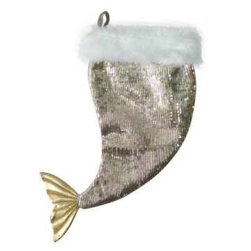 Christmas stocking with Plump Mermaid tail