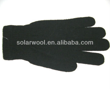 Merino wool blended knitted sports gloves