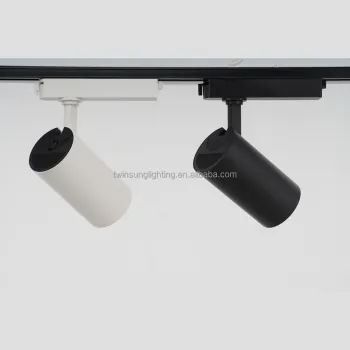 Dimmable LED Track Lighting for Museum Gallery and Indoor Shopping: 15W/30W Adjustable Spot Light Rail Lamp