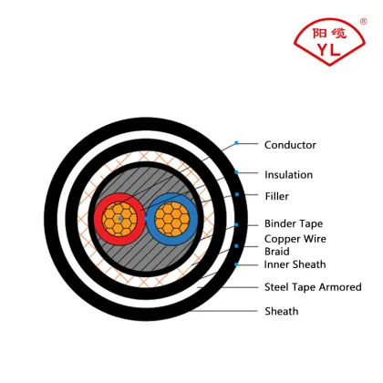 Class C FR Armored Control Cable