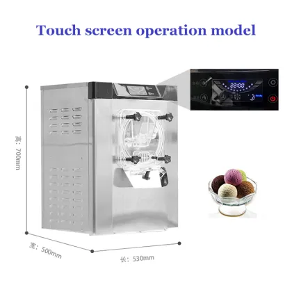 Desktop Small Italian Turkish Hard Ice Cream Machine for Haagen Dazs Spherical Ice Cream Balls