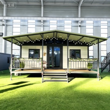 Expandable Eco-Friendly Camping Cabin for Scenic Getaways