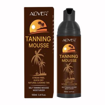 100ml Body Self Tanners Cream Tanning Mousse Medium Makeup Bronzer Face Body Care Solarium Skin Block Sun Skin Cream Nouris P2G6