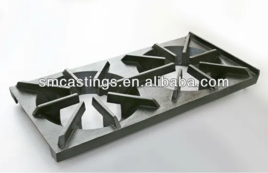 Cast Iron Two Gas Burners Cooktop