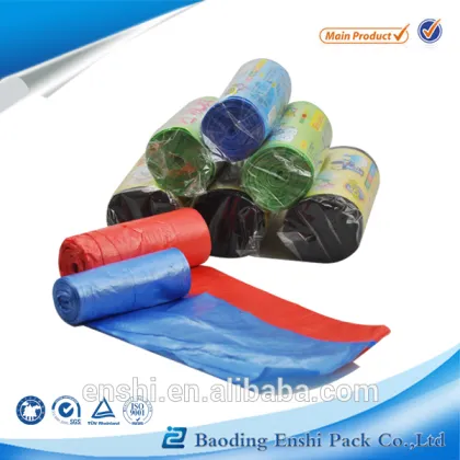 Customize Any Size LLDPE Colored Plastic Garbage Bag Trash Bag                        
                                                Quality Choice