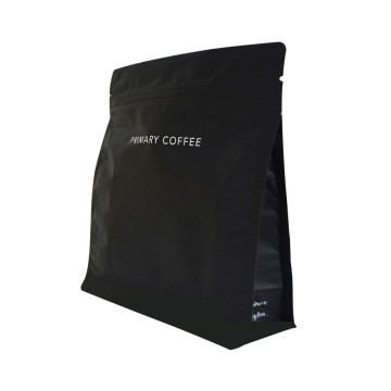 Bolsas de café personalizadas de gravata branca com impressão de logotipo