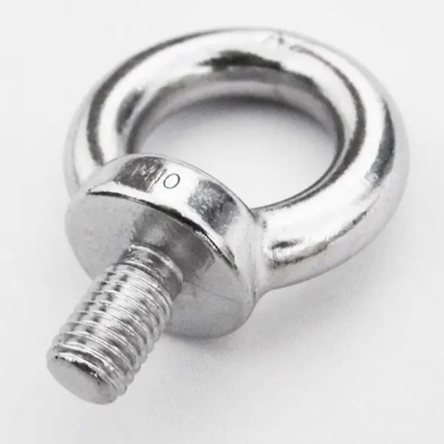 Combination of screw and nut with ring