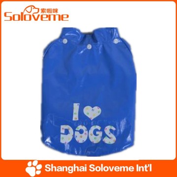2015 Hot Sale xxl dog raincoats clothes cheap waterproof dog clothes