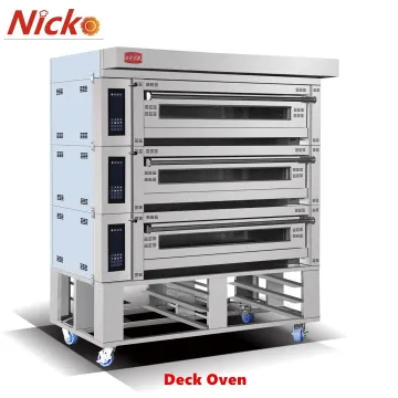 Large Glass with Door Glue Steel Stainless 3 Deck 6 Tray Electric Oven
