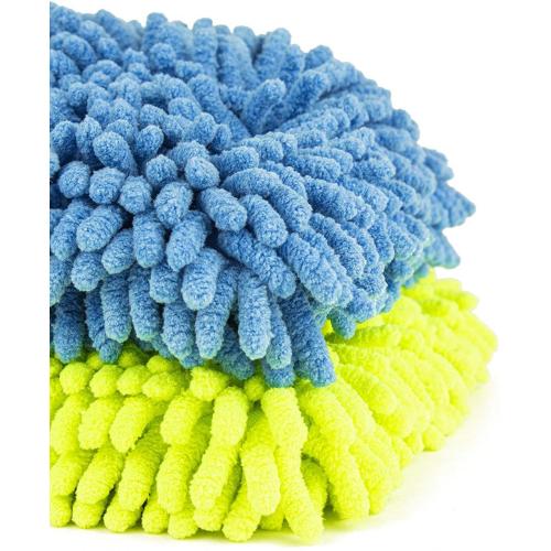 Factory Wholsale Water Absorption Chenille Car Wash Gloves