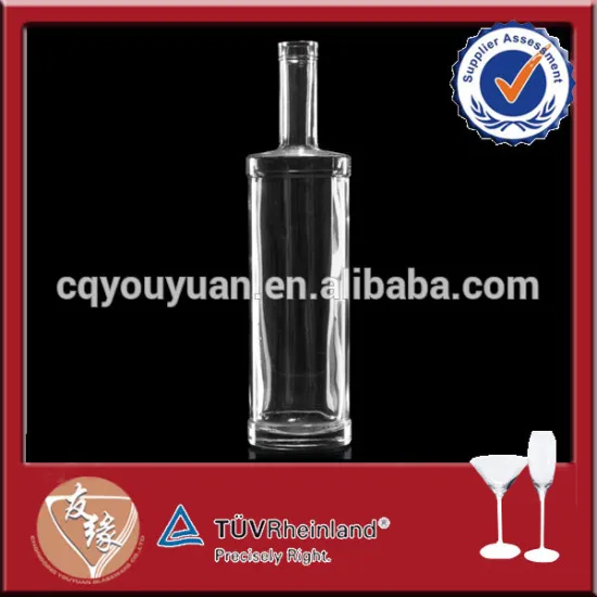 Large size spirit glass bottle manufacturers usa 1000ml