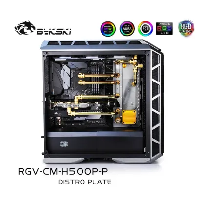 Bykski RGV-CM-H500P-P Distro Plate for CoolerMaster H500P Case