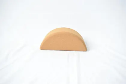 Semicircle Cork Yoga Blocks Body Building
