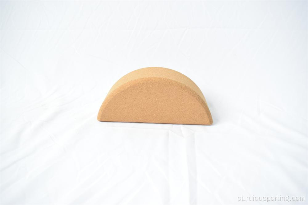 Semicircle Cork Yoga Blocks Body Building