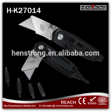 Handtool Multi-switch multi cutting utility knife with bit driver