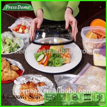 2016 innovative home Plastic vacuum food/fruits fresh-keeping seal cover/portable/leakproof /hotselling