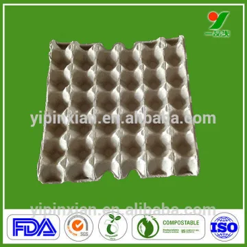 Fast delivery hot selling biodegradable pulp paper egg tray