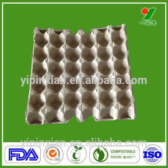 Fast delivery hot selling biodegradable pulp paper egg tray