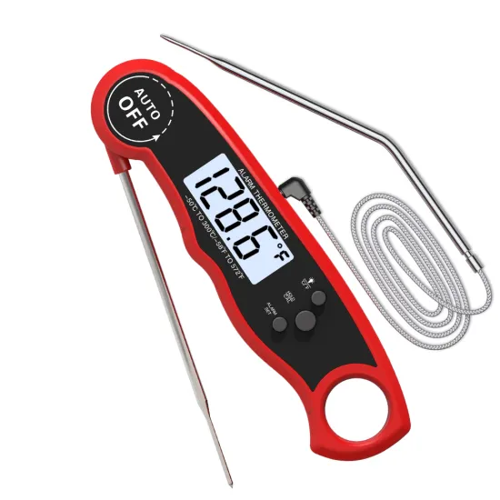 Digital Foldable Probe thermometer for Food Meat Grill