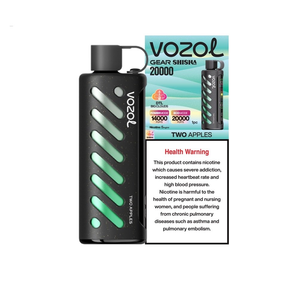 Hot menjual vozol gear shisha 20000 puffs