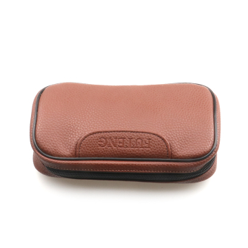 Foreign trade new leather carrying case can put smoking pipe